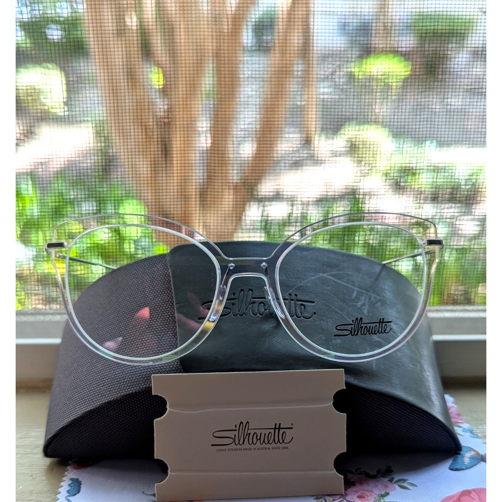 Silhouette Frames SPX 1588 20 Years TMA Special Ed Titan Cosmic Iridescent Clear